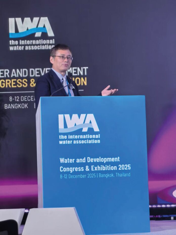 MinYang at WDCE2025 Professor Min Yang at IWA's World Development Congress & Exhibition